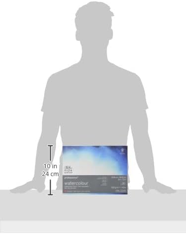 Winsor & Newton Professional Watercolor Paper Block, 9" x 12", Hot Pressed