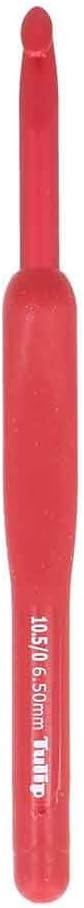 Tulip Etimo Red Crochet Hook Soft-Grip 6.5mm - 1pc