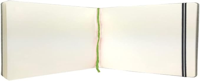 Handbook Journal Co. Artist Watercolor Sketchbook Journal, Large Landscape 5.25 x 8.25 Inches, 140lb / 300 GSM, Hardcover w/Pocket