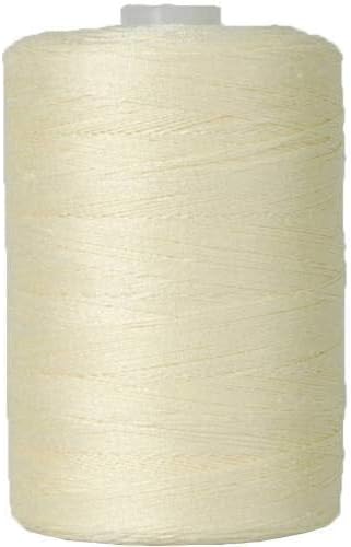 Threadart 100% Cotton Thread | for Quilting, Sewing, and Serging | 1000M Spools 50/3 Weight | Lemon 101