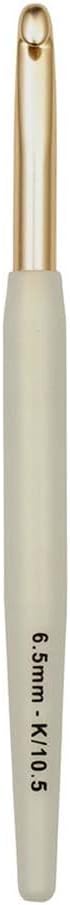 Knitter’s Pride Pearl Aluminum Crochet Hook – US Size K (6.5mm)