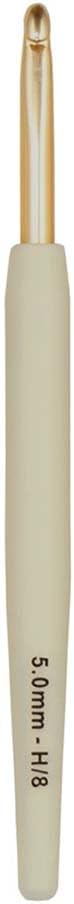 Knitter’s Pride Pearl Aluminum Crochet Hook – US Size H (5mm)