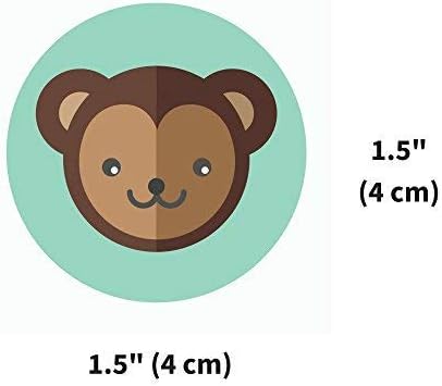 farm animal stickers for kids, 1.5" - 20 sheets, 200 stickers