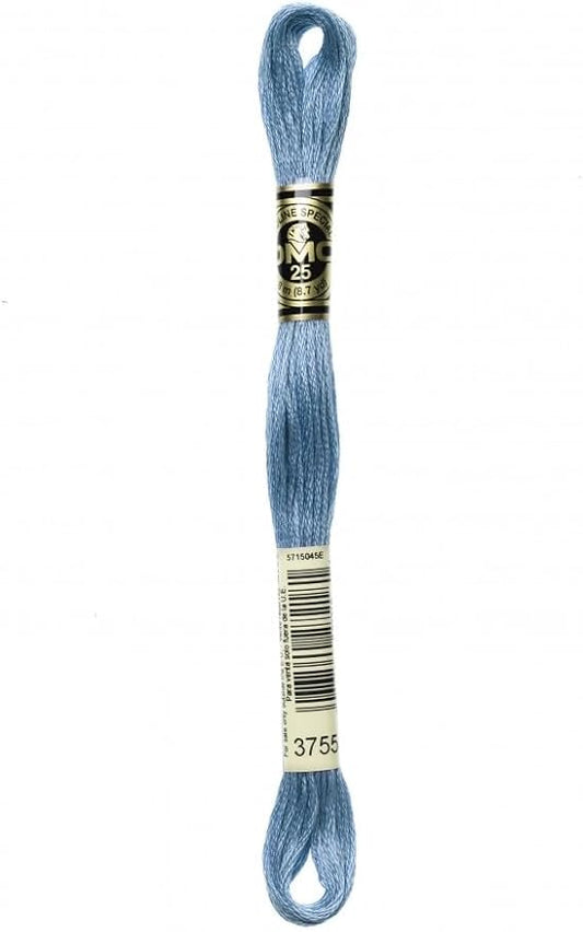 DMC Stranded Cotton Embroidery Thread 3755 - per Skein