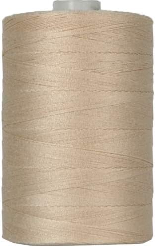 Threadart 100% Cotton Thread | for Quilting, Sewing, and Serging | 1000M Spools 50/3 Weight | Natural 9