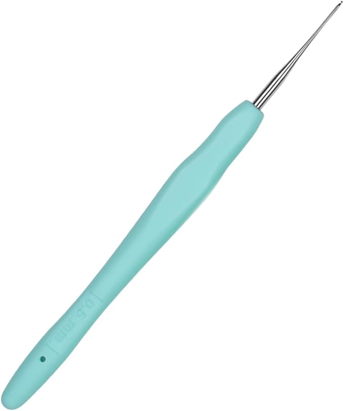 Small Size Crochet Hook Lace Crochet Needle QLRFFLJOY 0.5mm Crochet Hook Embroidery Thread Knitting Weaving Tool DIY Lace Yarn Crochet Needles (0.5 mm)