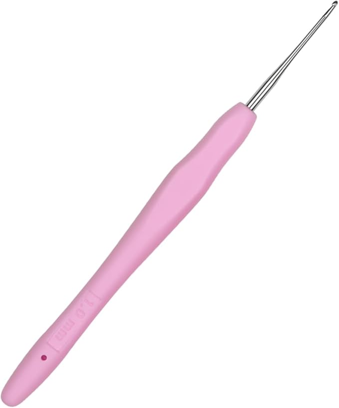 Small Size Crochet Hook Lace Crochet Needle QLRFFLJOY 1.0mm Crochet Hook Embroidery Thread Knitting Weaving Tool DIY Lace Yarn Crochet Needles (1.0 mm)