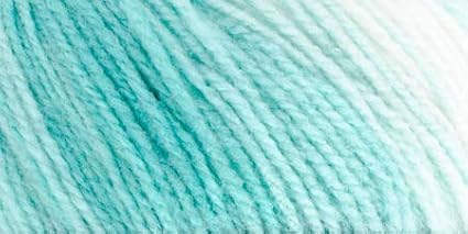 (1 Skein) Lion Brand Yarn Ice Cream Baby Yarn, Mint, 1182 Foot (Pack of 2)