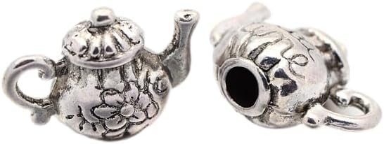 Antique Silver Cross Drink Insect Animal Theme Charms for DIY Jewelry Bracelet Necklace Earring Keychain Decor