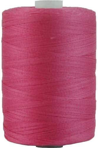 Threadart 100% Cotton Thread | for Quilting, Sewing, and Serging | 1000M Spools 50/3 Weight | Rose 205