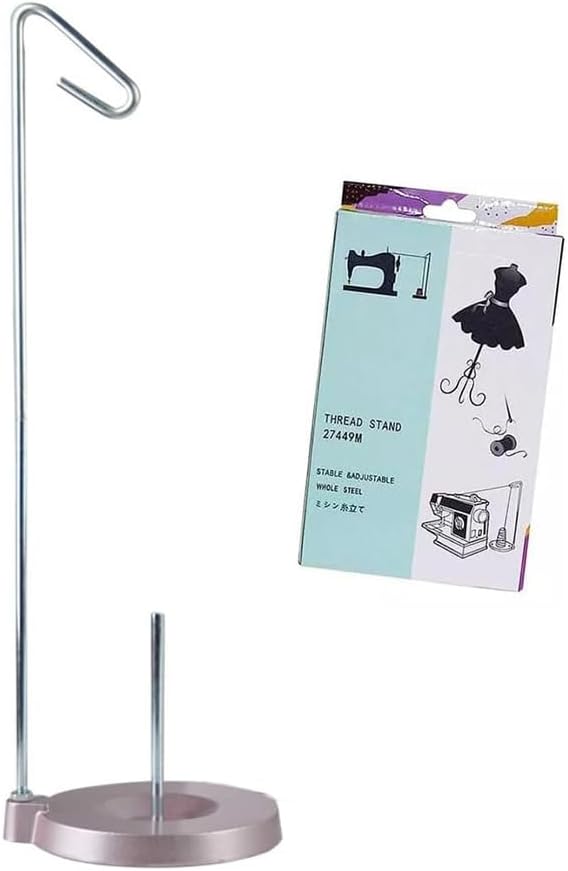 1Pc Universal Thread Holder Full Metal Stable &Adjustable Thread Stand #27449M (Rose Gold)