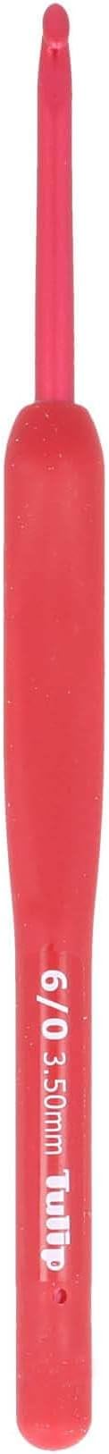 Tulip Etimo Red Crochet Hook Soft-Grip 3.50mm 1pc