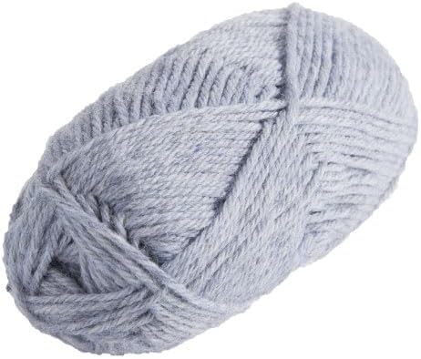 Knit Picks Wool of The Andes Blue Worsted Weight 100% Wool Yarn Multi Pack (10 Balls - Lake Ice Heather)
