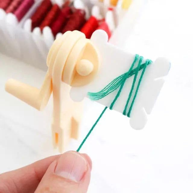 447 Pcs Embroidery Floss Bobbins, Embroidery Floss Organizer, Plastic Embroidery Thread Cards for Cross Stitch Thread Holder Sewing Storage (447)