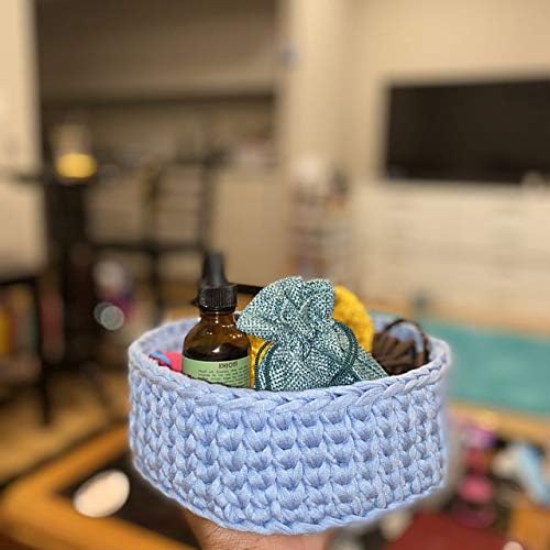 Set of 4 Wooden Base Wood Bottoms for Crochet Basket Wooden Crochet Accessory Tshirt Yarn Accessory T Shirt Yarn Basket (Styles Mix 2, 18CM)