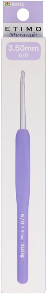 Tulip Etimo Murasaki Crochet Hook Softgrip 3.50mm - 1pc