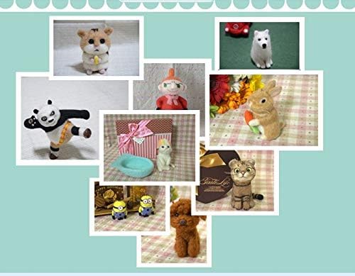 iMongol Carded Lambs Wool Stuffing Batting for Needle Felting, Knitted Crafts, Bright Creations, Pillow Filler, Stuffed Animals, Cushions,Super Clean Fine, Natural White(1oz, Combed Wool)