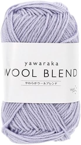 Yuzawaya Yawaraka Wool Blend Yarn, Sport Weight, 70% Wool 30% Acrylic, 1 Skein (40g), 120 Yards (110m), Color 14 - World Festa
