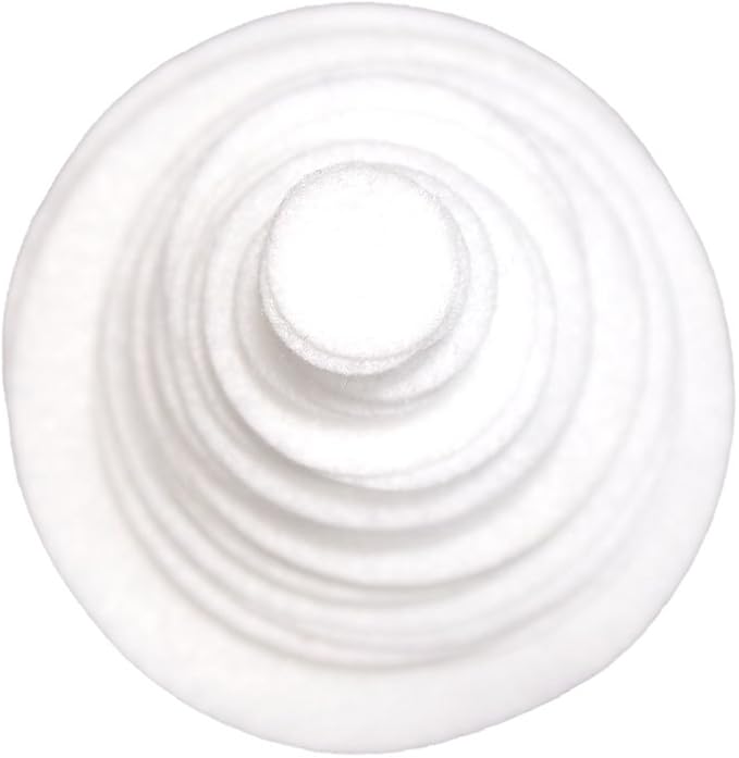Playfully Ever After White Craft Felt Circles (Mixed Size Pack - 56pc)