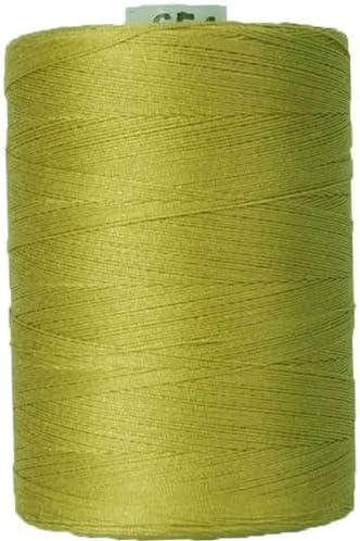 Threadart 100% Cotton Thread | for Quilting, Sewing, and Serging | 1000M Spools 50/3 Weight | Autumn Green 654