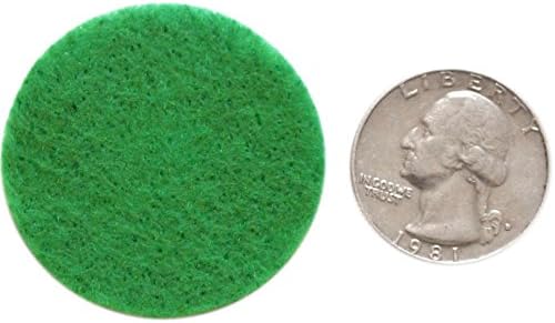 Playfully Ever After Green Craft Felt Circles (1.5 Inch - 94pc)