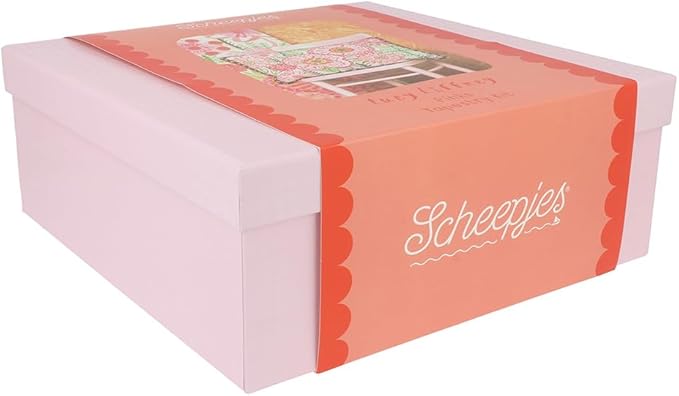 Scheepjes Lucy Tiffney Tapestry Kit, 24 x 16 in (60 x 40 cm), Pink Palette with Green and Yellow Accents, Pure Sheep Wool, 1 kit