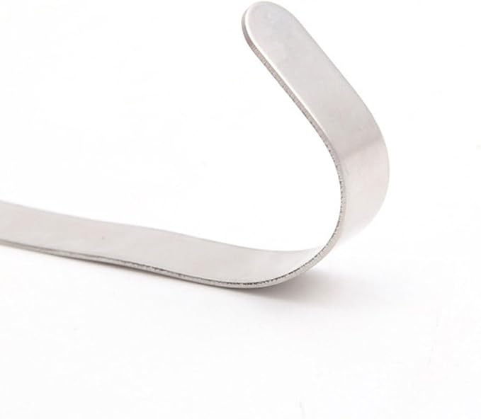 Operitacx 10pcs Stainless Steel Bracelet Blanks Core for Diy Leather Bracelet Making Silver Charm Spacers