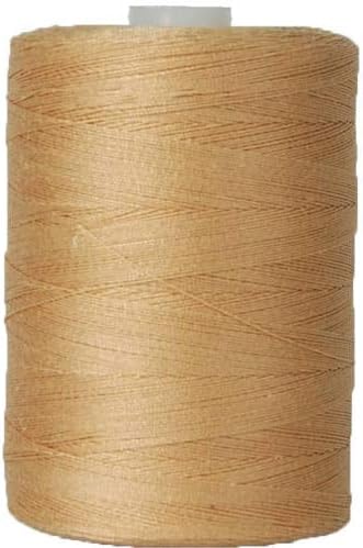 Threadart 100% Cotton Thread | for Quilting, Sewing, and Serging | 1000M Spools 50/3 Weight | Beige 804