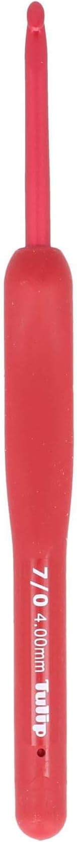 Tulip Crochet Hook, Red, 4 millimeters