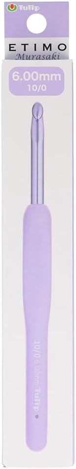 Tulip Etimo Murasaki Crochet Hook Softgrip 6.00mm - 1pc