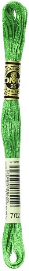 DMC Stranded Cotton Embroidery Thread 702 - per skein