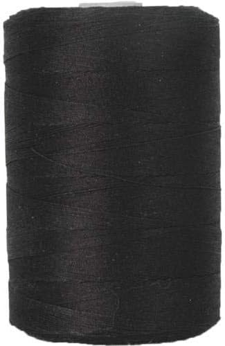 Threadart 100% Cotton Thread | for Quilting, Sewing, and Serging | 1000M Spools 50/3 Weight | Black