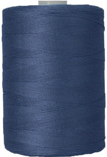 Threadart 100% Cotton Thread | for Quilting, Sewing, and Serging | 1000M Spools 50/3 Weight | Bright Navy 312
