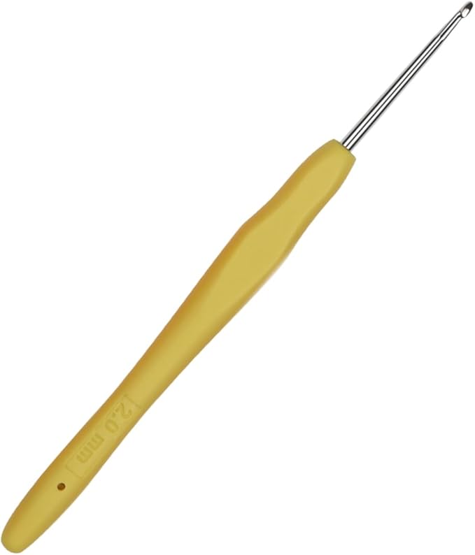 Small Size Crochet Hook Lace Crochet Needle QLRFFLJOY 2.0mm Crochet Hook Embroidery Thread Knitting Weaving Tool DIY Lace Yarn Crochet Needles (2.0 mm)
