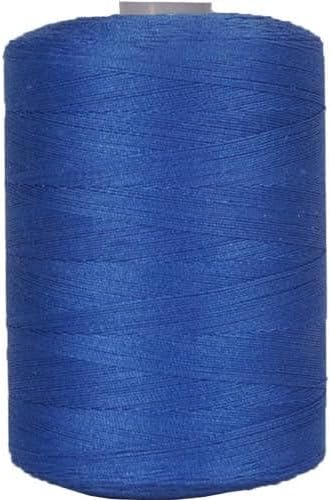 Threadart 100% Cotton Thread | for Quilting, Sewing, and Serging | 1000M Spools 50/3 Weight | Royal Blue 305