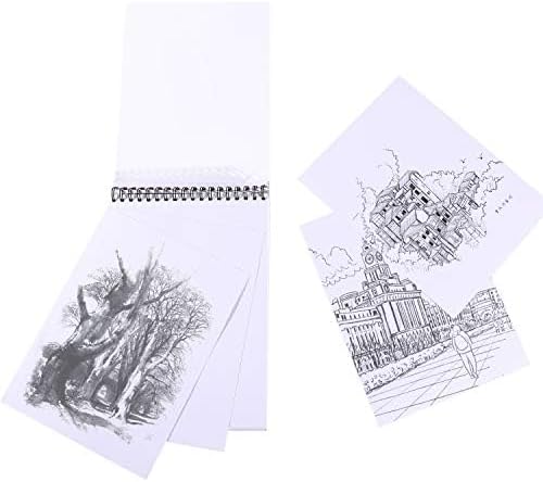 9" x 12" sketch book, top spiral bound sketch pad,90-sheets (68lb/100gsm), acid free art sketchbook artistic drawing painting writing paper for artists of all ages (mona lisa)
