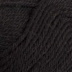 Knit Picks Wool of The Andes Worsted Weight Black 100% Wool Yarn Multi Pack (10 Balls - Coal)