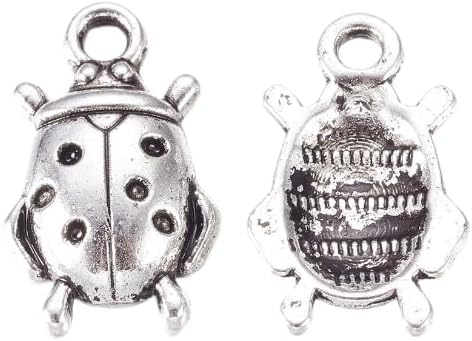Antique Silver Cross Drink Insect Animal Theme Charms for DIY Jewelry Bracelet Necklace Earring Keychain Decor