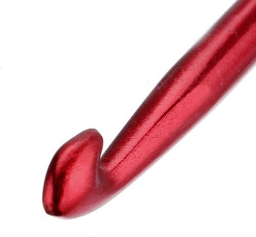 Zuoyou Crochet Hooks 11 Pack Diverse Size Assorted Color Tunisian Afghan Aluminum Knitting Needles Set (2mm to 8mm)