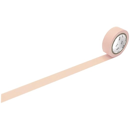 MT Washi Masking Tape - Kamoi Paper Adhesive Tape - 15mm * 7m - Warm Pastel Scarlet, Carrot, Marigold - Set of 3