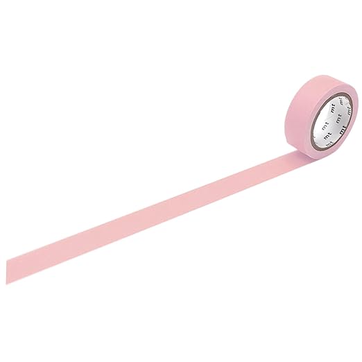 MT Washi Masking Tape - Kamoi Paper Adhesive Tape - 15mm * 7m - Warm Pastel Scarlet, Carrot, Marigold - Set of 3