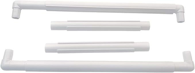 17 x 11" plastic cross stitch frame square embroidery hoop white diy sewing tools sewing hoop handhold craft clip embroidery snap frame hoop for cross stitching quilting (17 x 11")