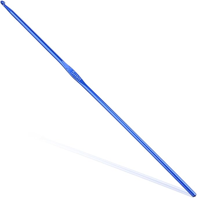 2.5 mm Crochet Hook, Crochet Needles for Yarn, Aluminum Ergonomic Crochet Hooks for Craft Beginners