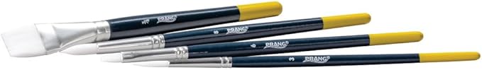 Prang Hobby Paint Brush Set, Assorted Sizes, Set of 4