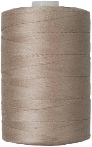Threadart 100% Cotton Thread | for Quilting, Sewing, and Serging | 1000M Spools 50/3 Weight | Grey 674