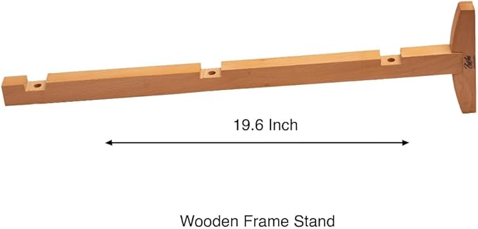 Large Wooden Weaving Loom Kit for Beginners | Adjustable Vertical Loom Frame with Tools | DIY Hand Weaving Craft Kit for Wall Art, Tapestry, and Yarn Projects (22.75 x 16.5 inches)