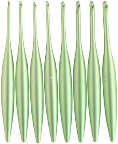 Furls Crochet Hook, Limited Edition Matte Pistachio Streamline Metal, Ergonomic Handle Crochet Hooks 7" (Matte, H - 5.00MM)