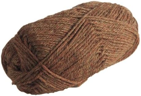 Knit Picks Wool of The Andes Worsted Weight Brown 100% Wool Yarn Multi Pack (10 Balls - Amber)