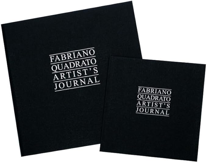 Fabriano Quadratto Artist Journal, 96 4-Color Sheets, 90 GSM, 6" x 6"
