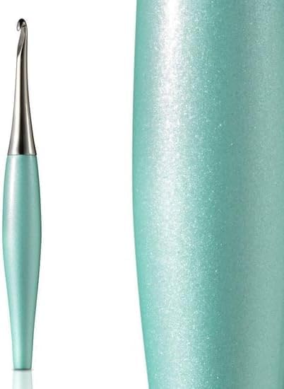 Furls Crochet Hook, Odyssey Mint Green, Nickel Plated Tip for Effortless Glide, Ergonomic Handle Crochet Hooks 7" (C - 2.75MM)